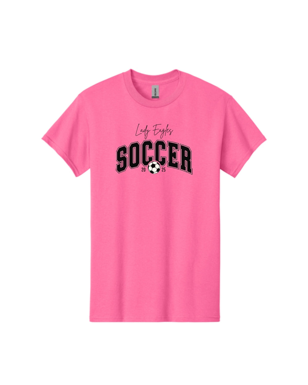 McNair Jr. High - Lady Eagles Soccer Cotton Tee Shirt
