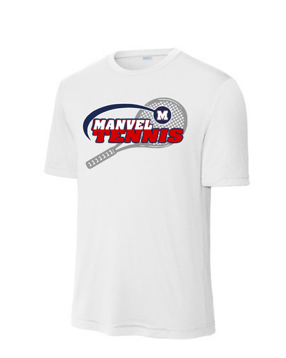 Manvel Tennis-  Manvel Tennis Short Sleeve Performance Tee