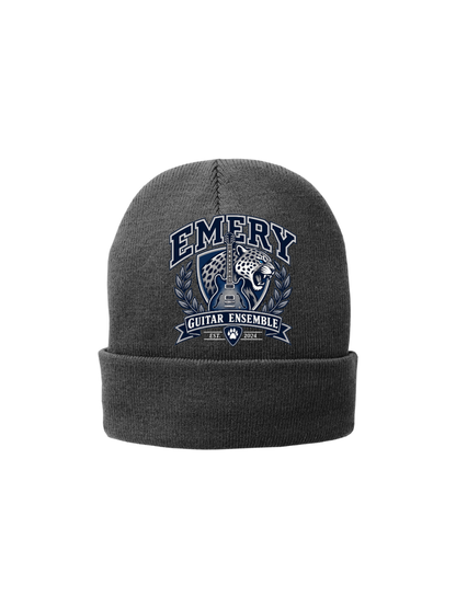 Emery Weiner Guitar Ensemble- Embroidered Traditional Fleece Lined Beanies