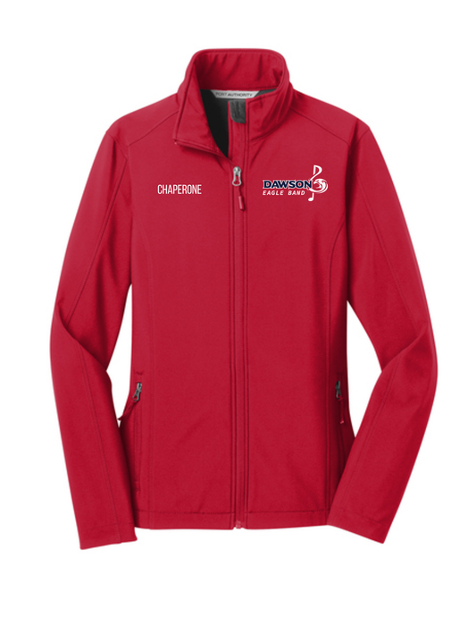 Dawson HS Band - Chaperone Embroidered Band Logo - Women's Soft Shell Jacket