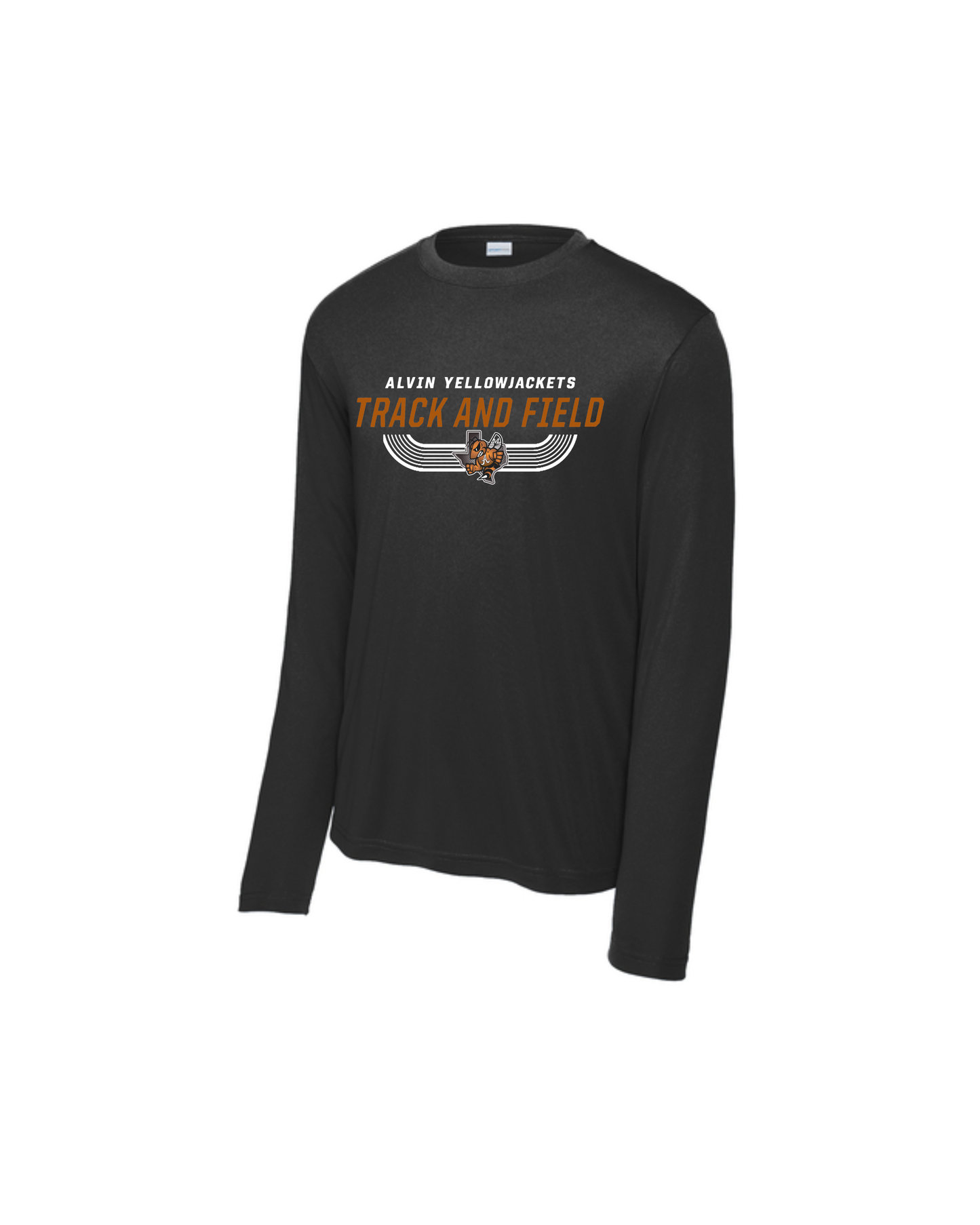 Alvin HS Track and Field- Track and Field Performance Long Sleeve Tee