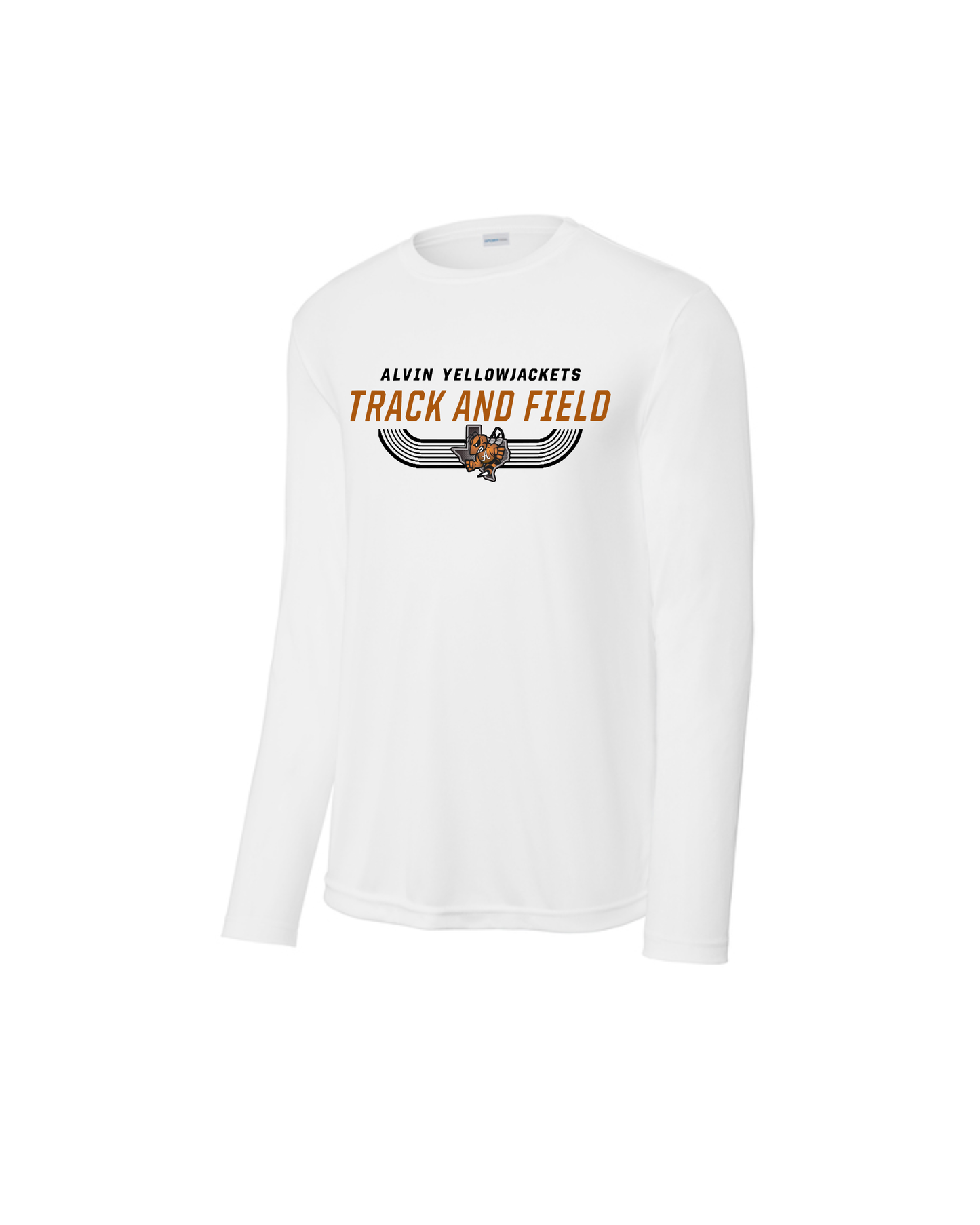 Alvin HS Track and Field- Track and Field Performance Long Sleeve Tee