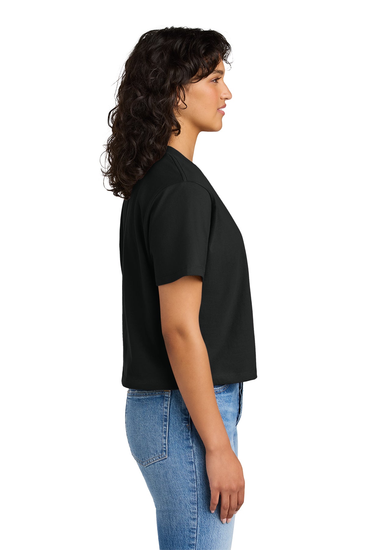 Emery Weiner Guitar Ensemble- Ladies Heavyweight Boxy Crop Tee