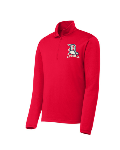Dawson Baseball - Quarter Zip Long Sleeve Performance Tee