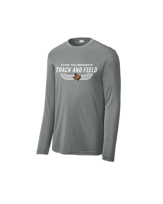 Alvin HS Track and Field- Track and Field Performance Long Sleeve Tee