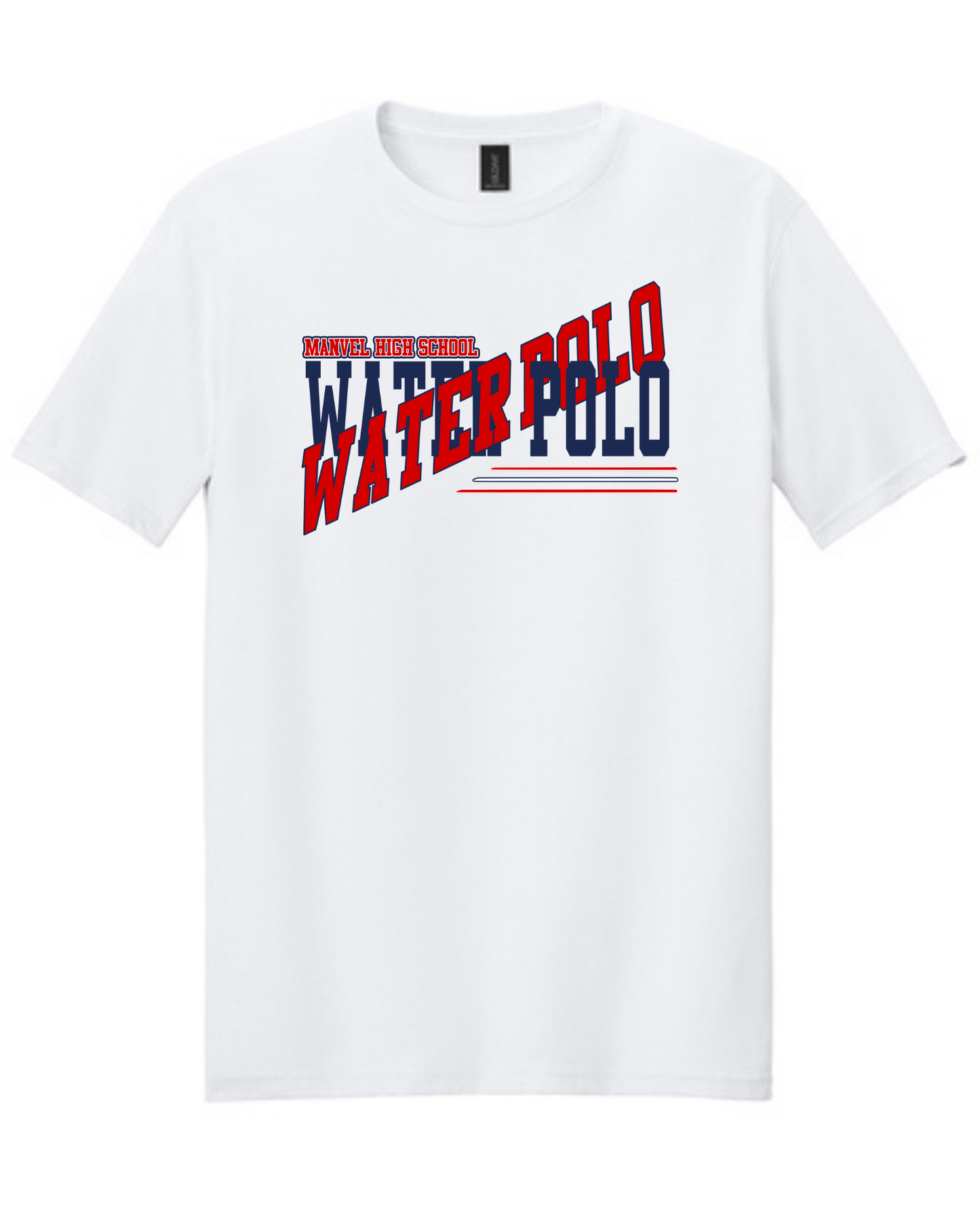 Manvel Water Polo- Cross Water Polo Cotton Tee