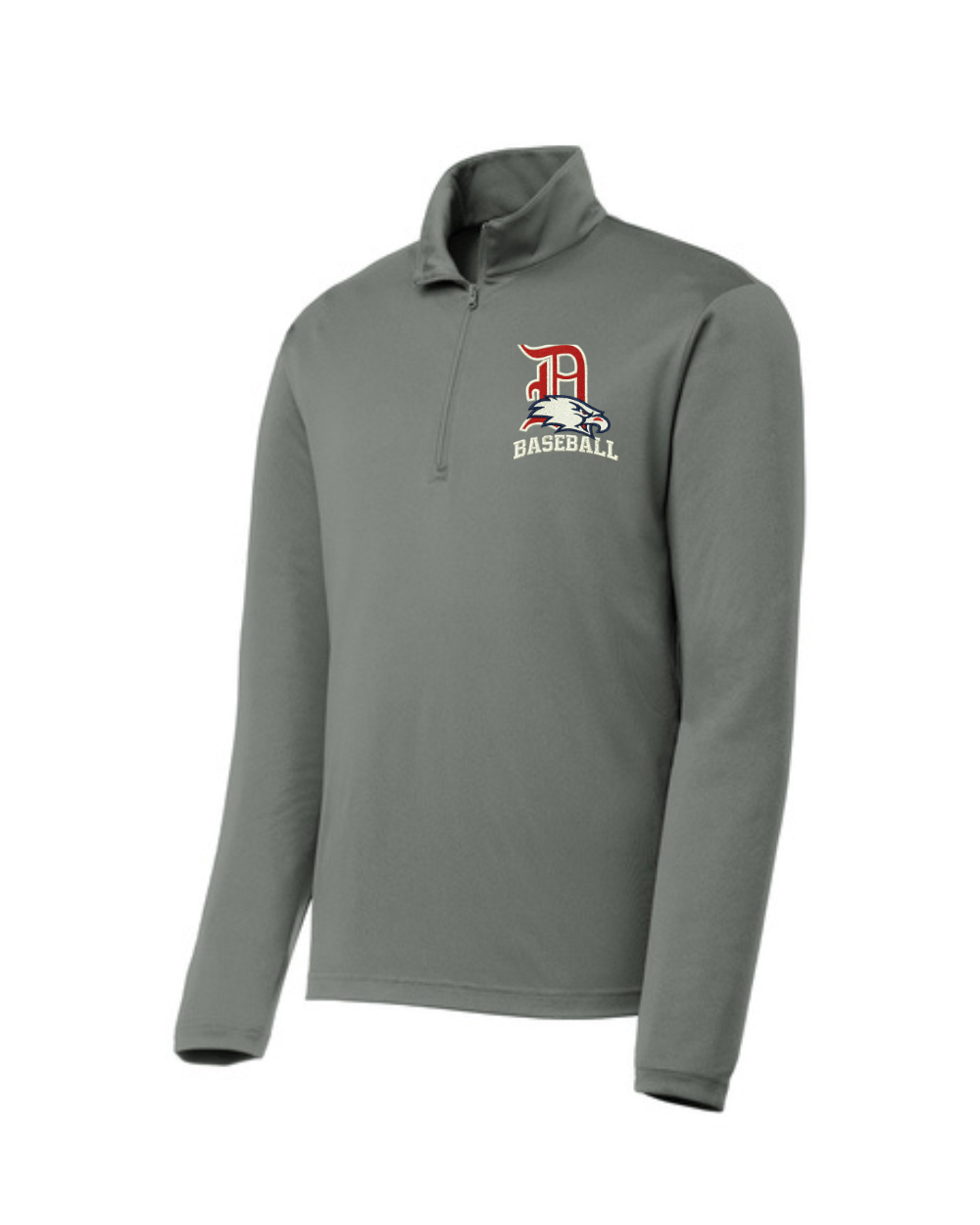 Dawson Baseball - Quarter Zip Long Sleeve Performance Tee