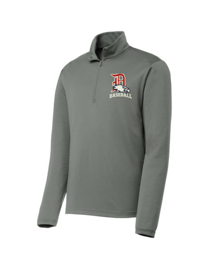 Dawson Baseball - Quarter Zip Long Sleeve Performance Tee