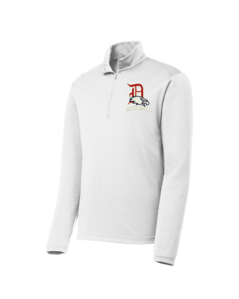Dawson Baseball - Quarter Zip Long Sleeve Performance Tee