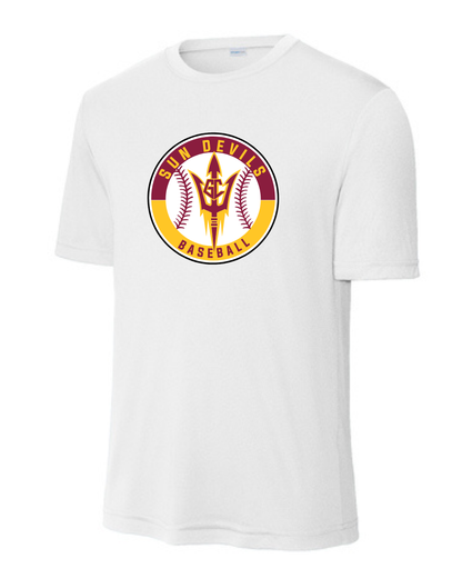 GC Sundevils Baseball- GC Sundevils Circle Logo Short Sleeve  Performance Tee
