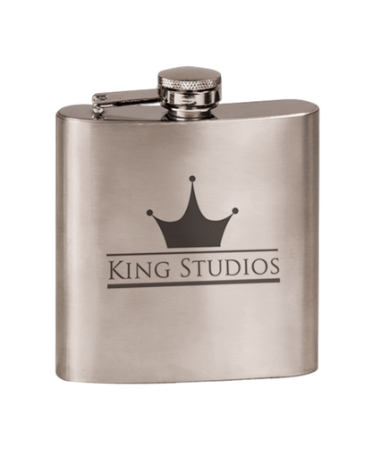 Gift- Laser Engraved Powder Coated  Flask