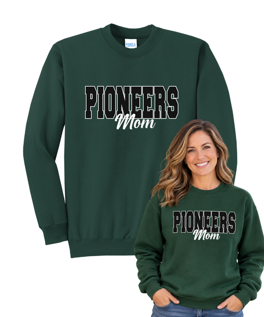 Pioneers- Embroidered Pioneers Custom Applique Crewneck
