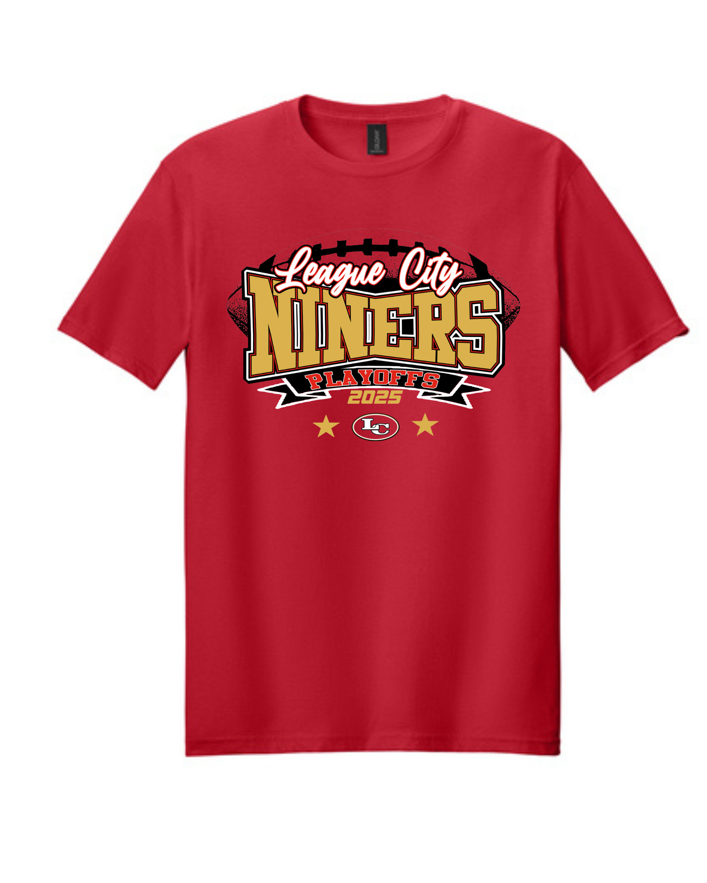 League City 49ers- Playoff Tee 2025 - Cotton Tee