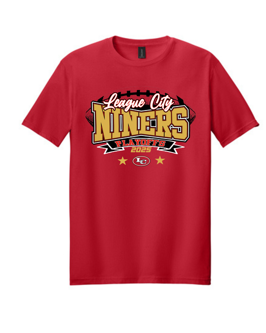League City 49ers- Playoff Tee 2025 - Cotton Tee