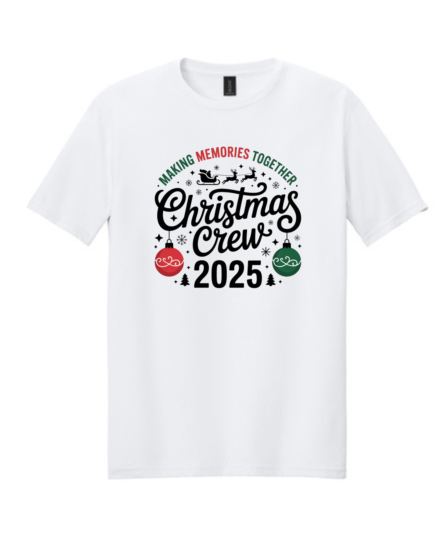 Gift- Family Matching tee - Christmas Crew Making Memories