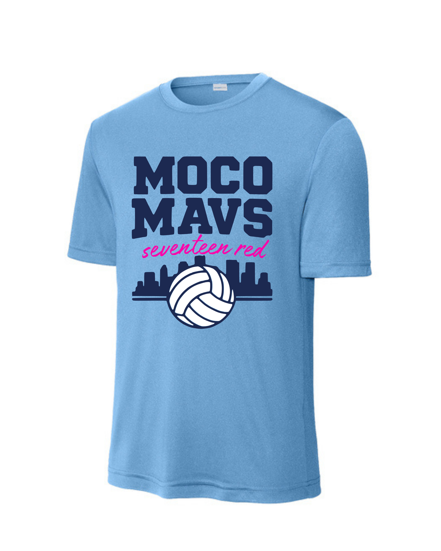 Moco Mavs - Seventeen Red Performance Tee