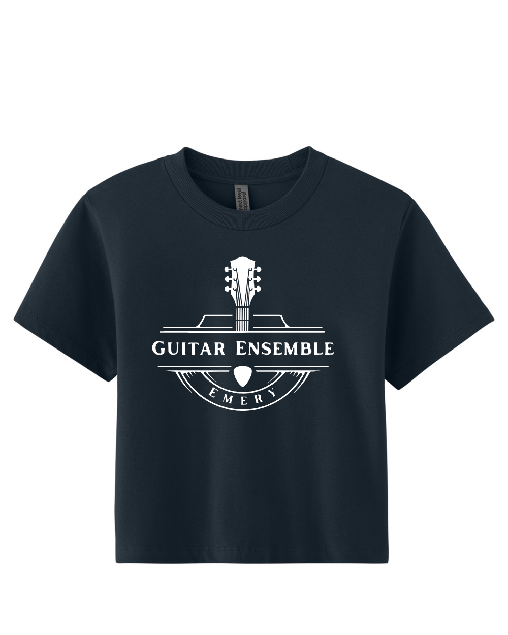 Emery Weiner Guitar Ensemble- Ladies Heavyweight Boxy Crop Tee