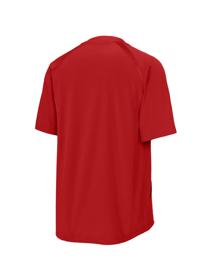 Dawson Baseball - EMBROIDERED Claw Logo Short Sleeve Pullover Jacket- Red