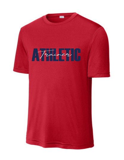Manvel Sports Medicine - Cursive Athletic Trainer - Short Sleeve Performance Tee