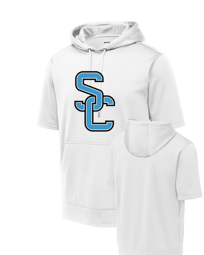 Shadow Creek- Embroidered SC Logo Short Sleeve Performance Hoodie