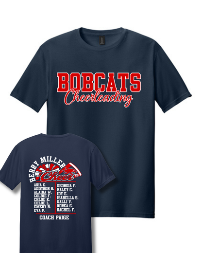 Berry Miller Cheer- Bobcats Cheerleading 2026 Cotton Tee