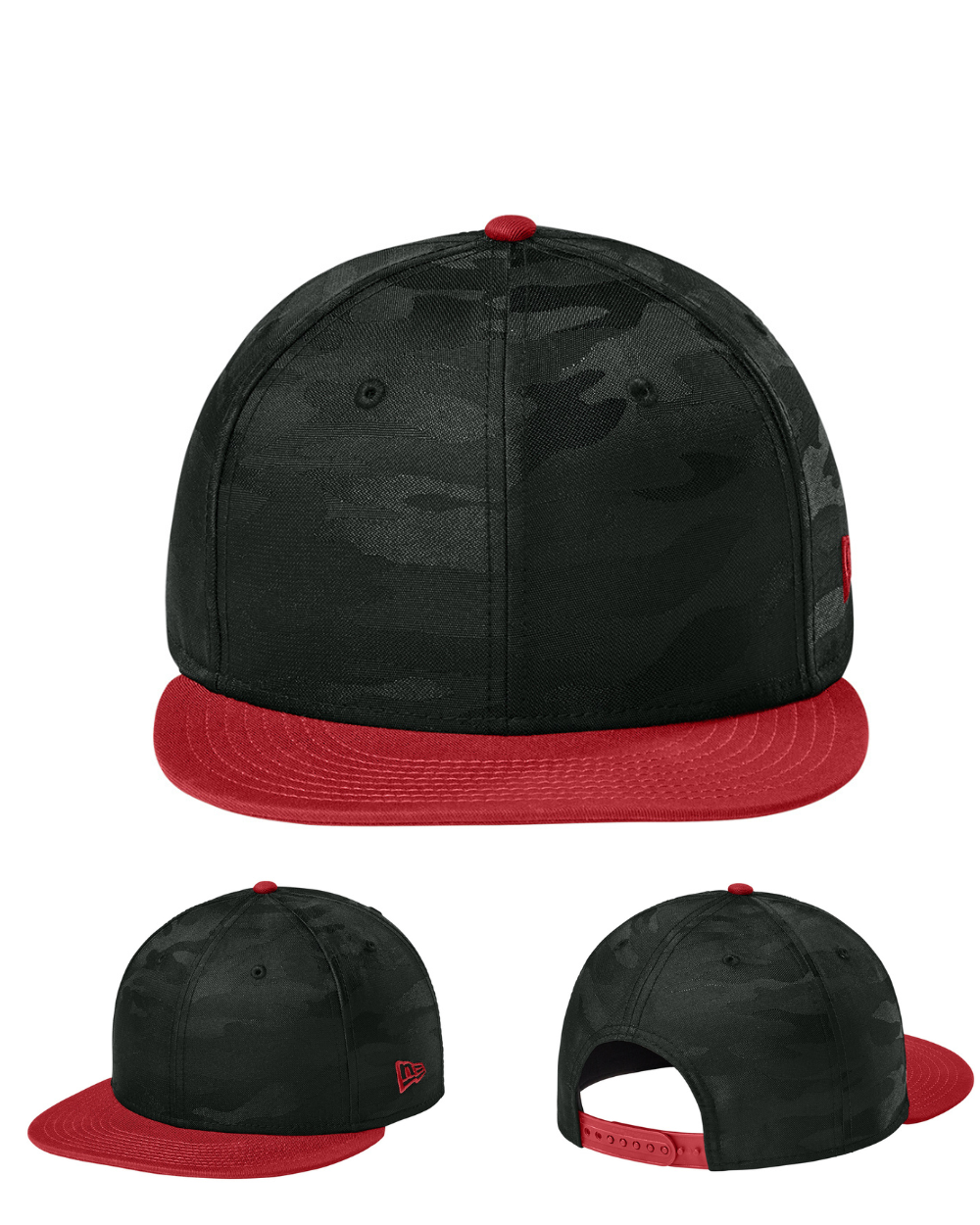 New Era® Camo Flat Bill Snapback Cap