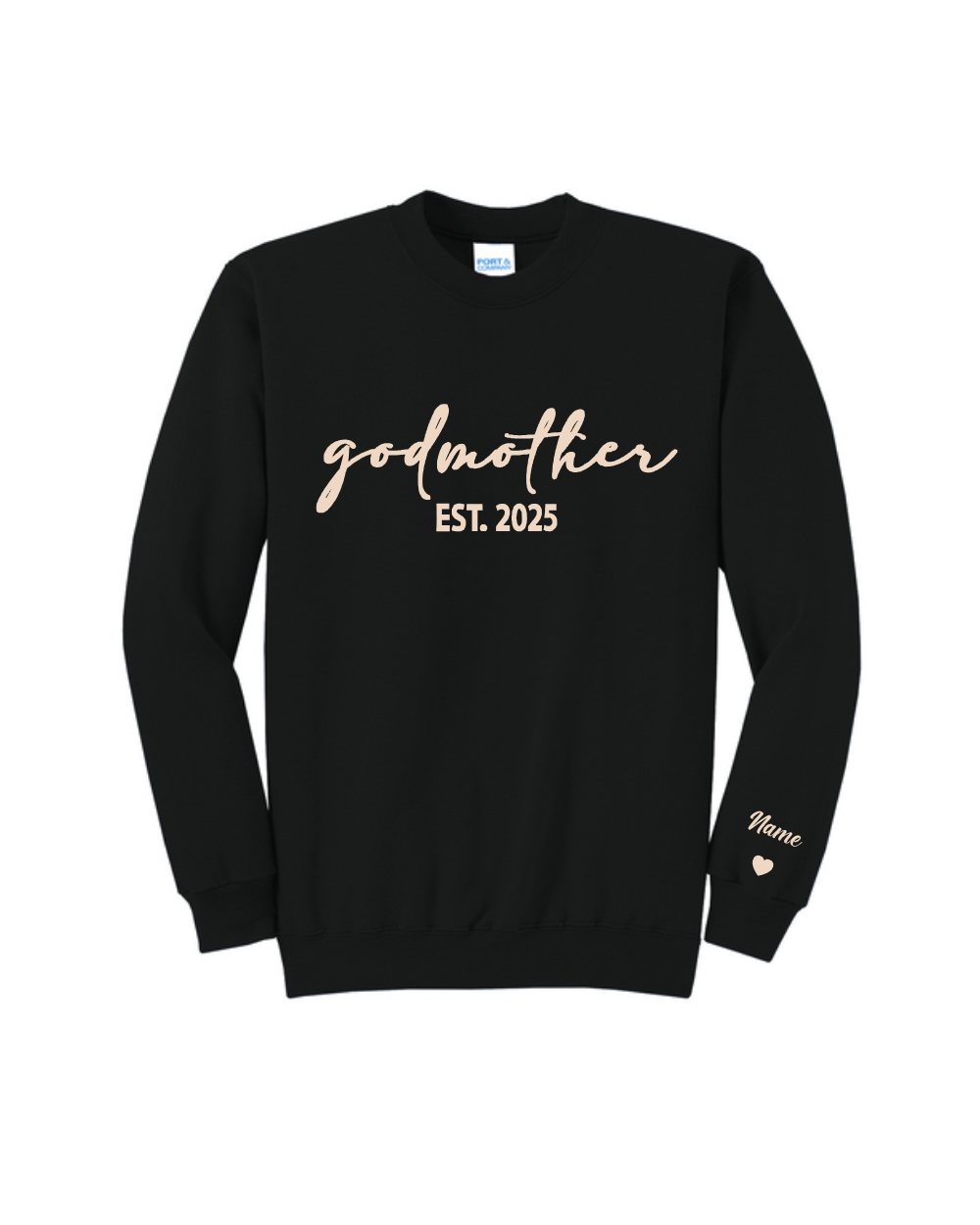 Mother's Day- Embroidered Godmother Sweatshirt