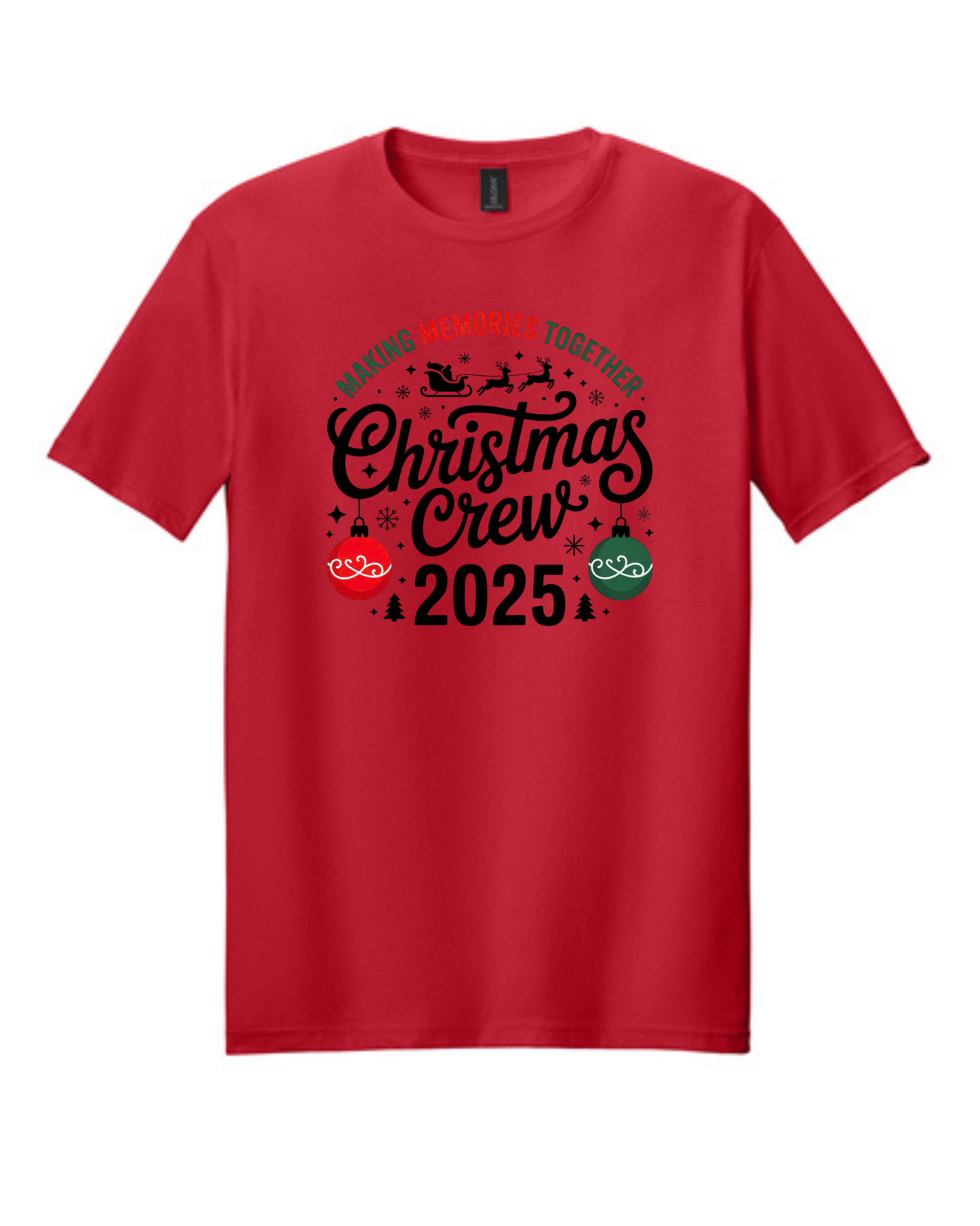 Gift- Family Matching tee - Christmas Crew Making Memories