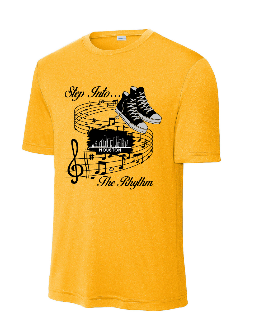 Step into the Rhythm-  Original Logo Performance Tee