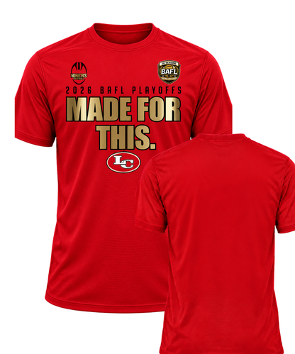 League City 49ers- Playoff Tee 2026- Performance Tee