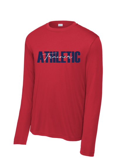 Manvel Sports Medicine - Cursive Athletic Trainer - Long Sleeve Performance Tee