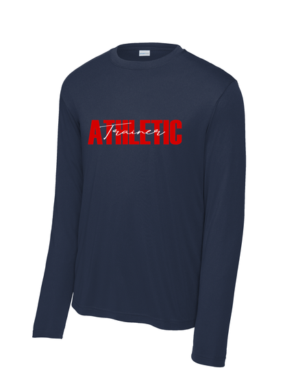 Manvel Sports Medicine - Cursive Athletic Trainer - Long Sleeve Performance Tee