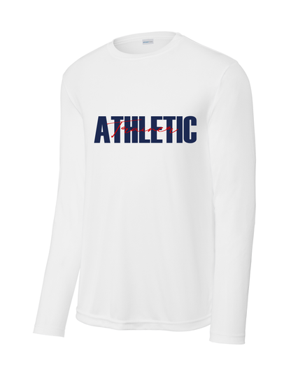 Manvel Sports Medicine - Cursive Athletic Trainer - Long Sleeve Performance Tee