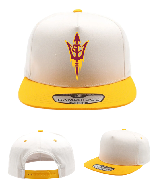 GC Sun Devils Baseball -Embroidered Logo  Two Tone Five Panel Hat