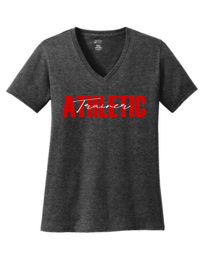 Manvel Sports Medicine - Cursive Athletic Medicine - Vneck Cotton Tee