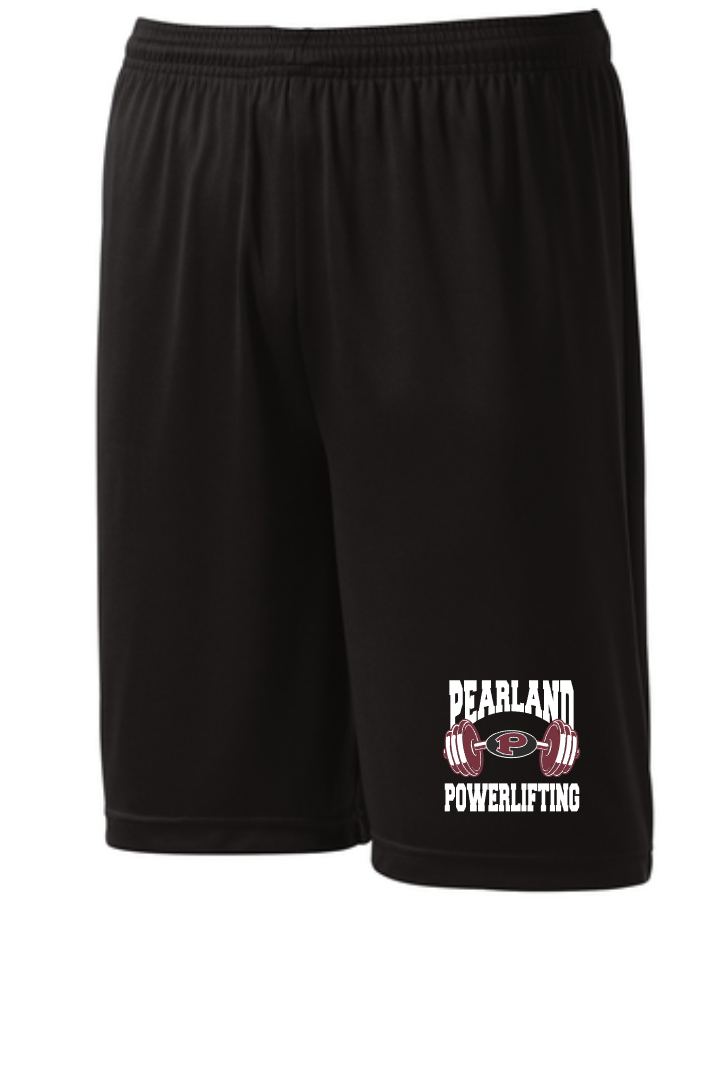 Pearland Powerlifting- Training Shorts-black