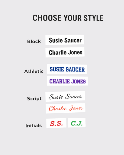Iron On Name Labels- 10
