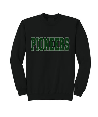 Pioneers- Embroidered Pioneers Custom Applique Crewneck