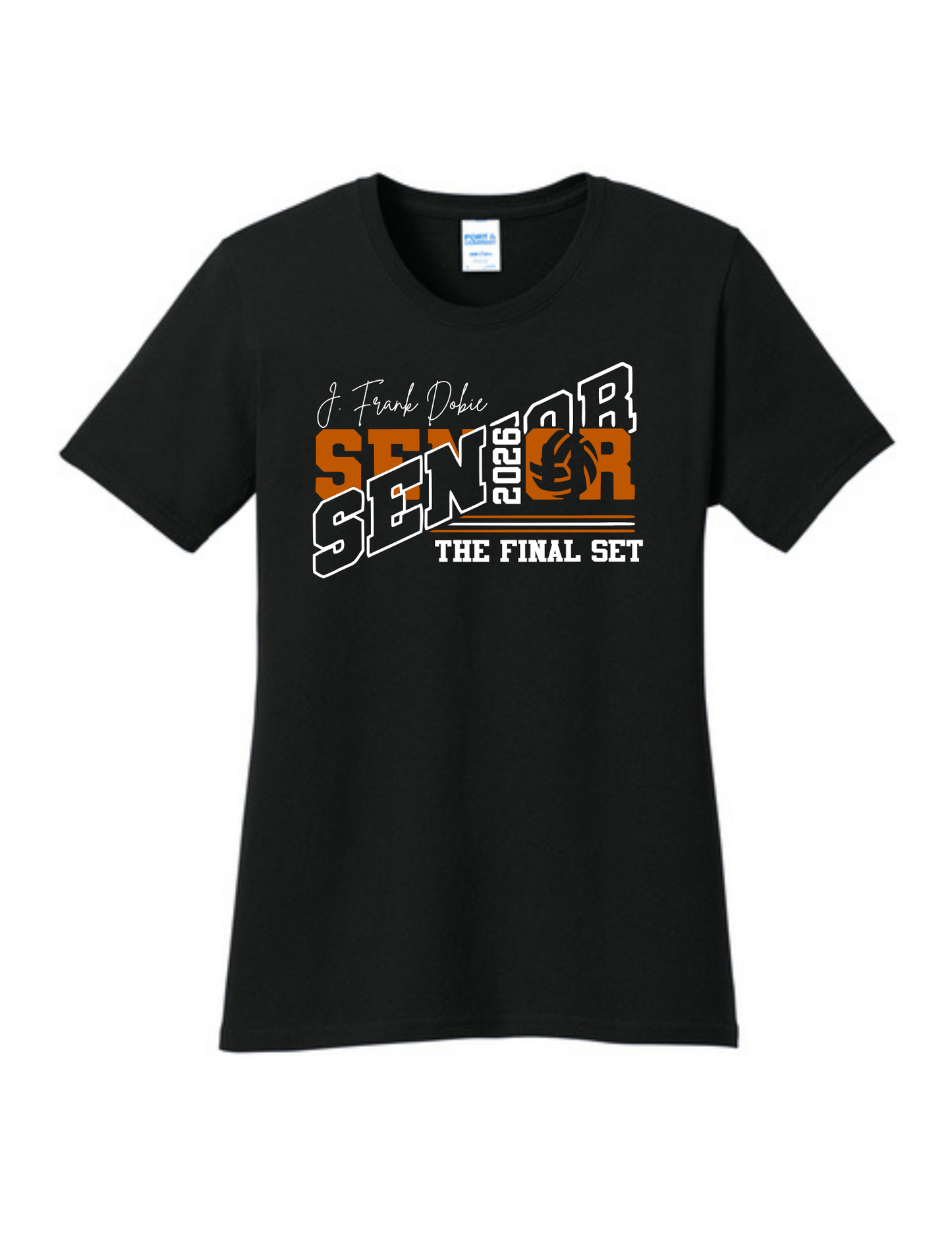 Dobie HS Volleyball - Senior 26'- Ladies Cotton Tee