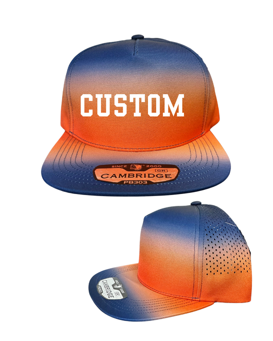 Hats- Cambridge Ombre Perforated Snap Back Hats