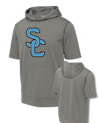 Shadow Creek- Embroidered SC Logo Short Sleeve Performance Hoodie