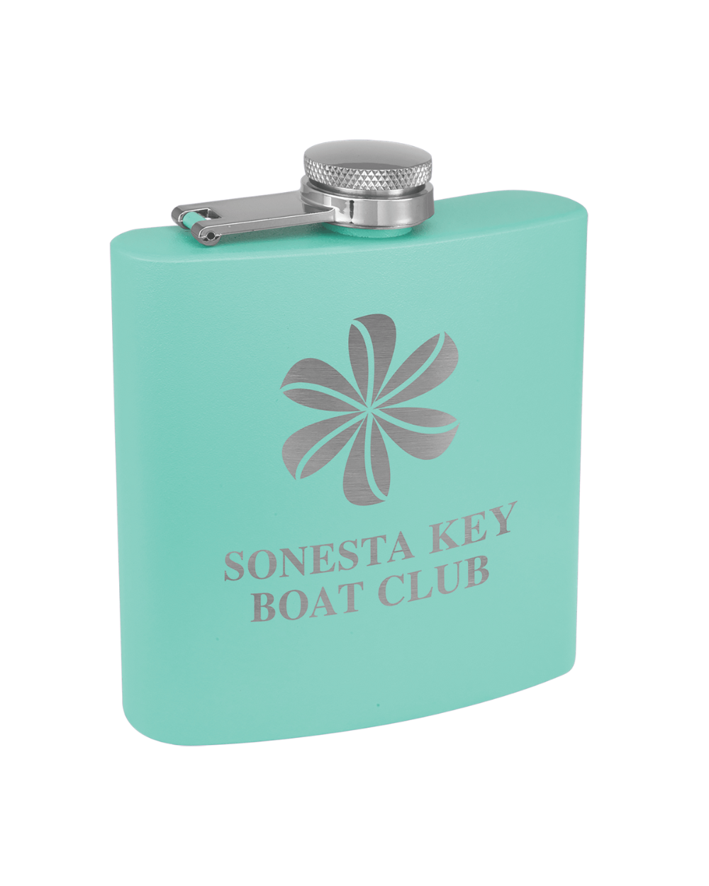 Gift- Laser Engraved Powder Coated  Flask