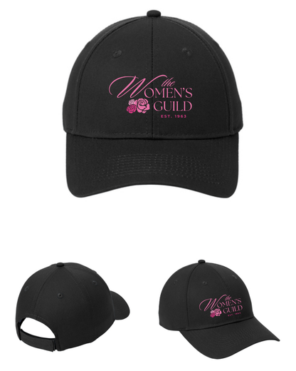 The Women's Guild- Embroidered Six Panel Twill Cap