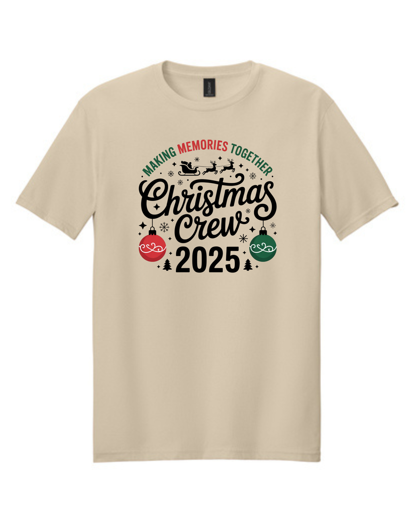 Gift- Family Matching tee - Christmas Crew Making Memories