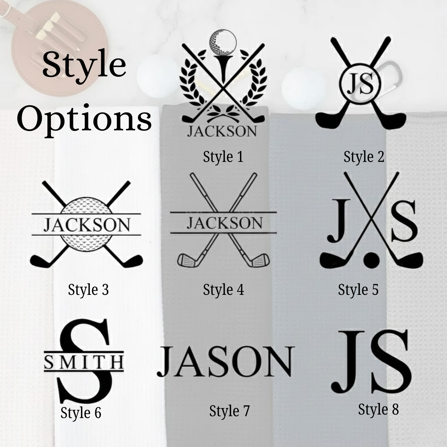 Gift- Embroidered Waffle Microfiber Golf Towel