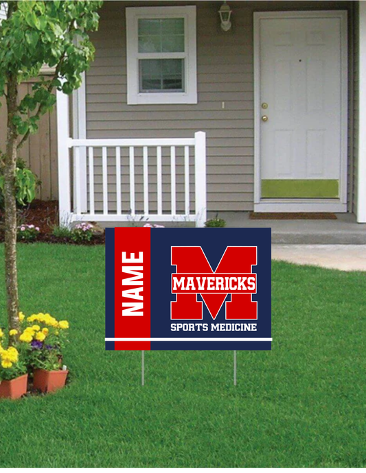 Manvel Sports Medicine Yard Sign 2025