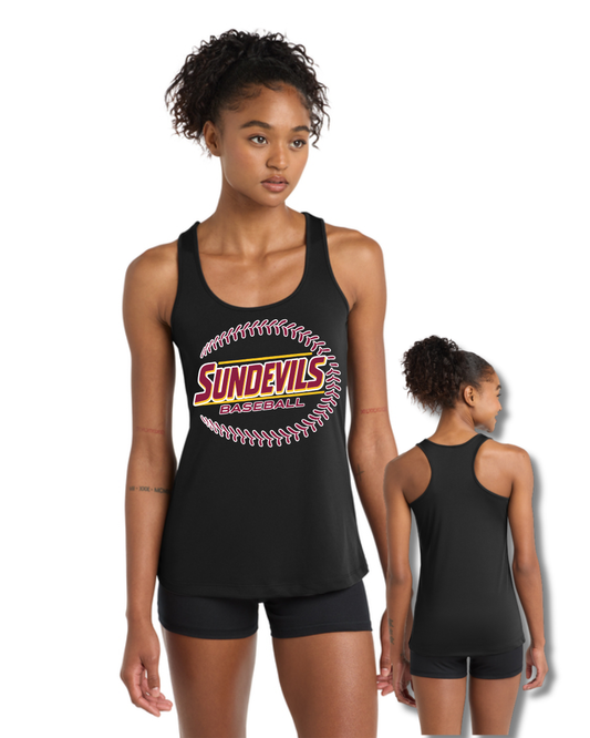 GC Sun Devils Baseball-Sun Devils Baseball Ladies Tanktop