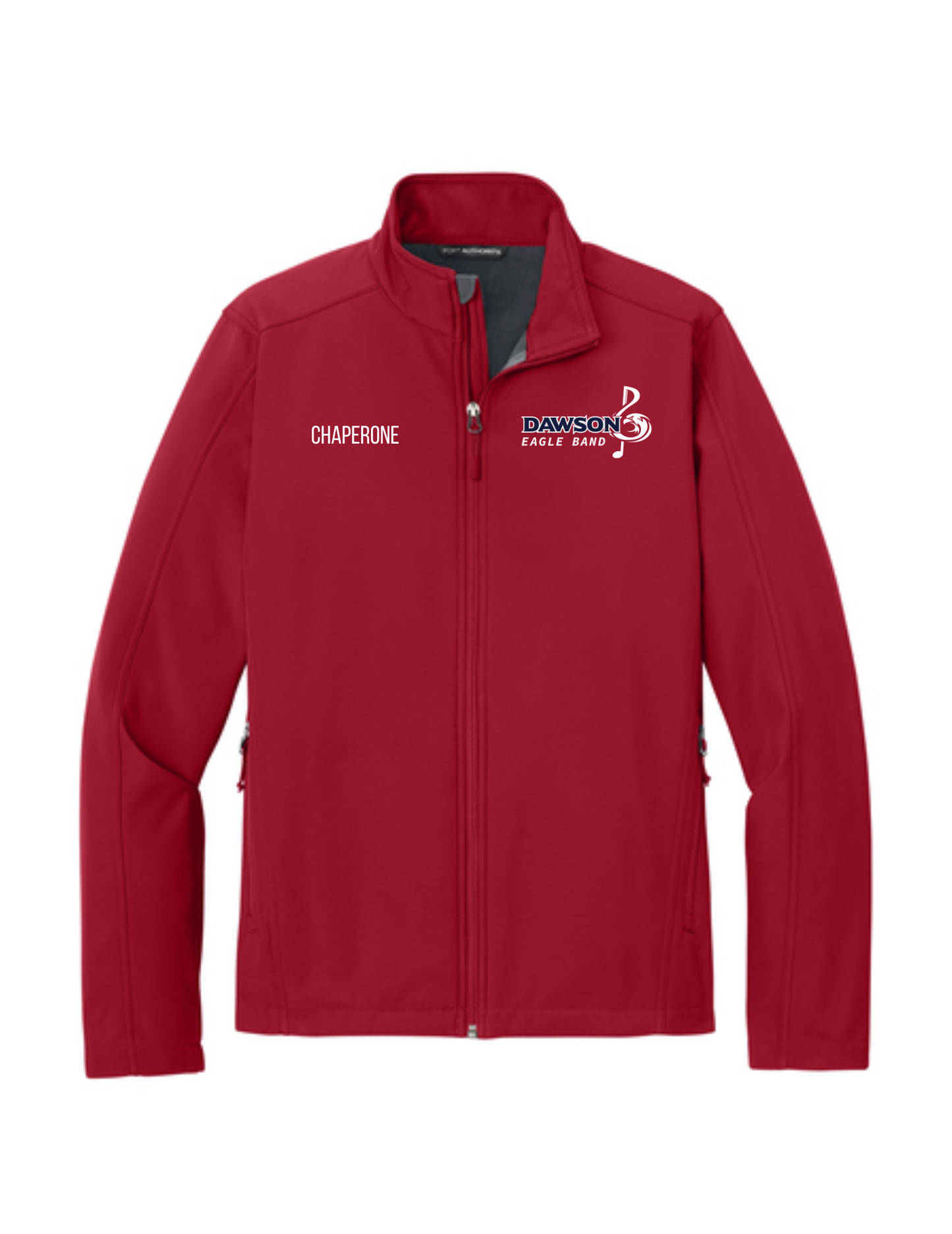 Dawson HS Band - Chaperone Embroidered Band Logo - Men's Soft Shell Jacket