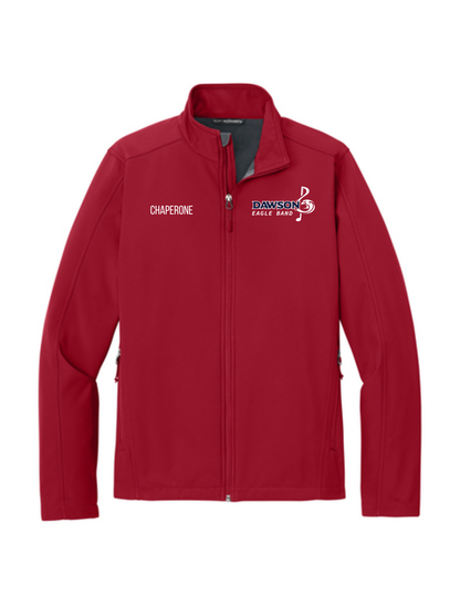 Dawson HS Band - Chaperone Embroidered Band Logo - Men's Soft Shell Jacket