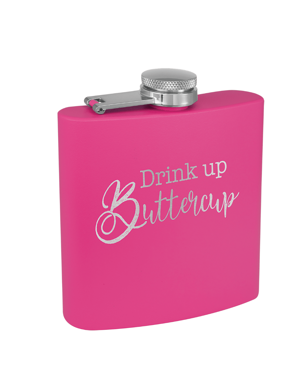 Gift- Laser Engraved Powder Coated  Flask